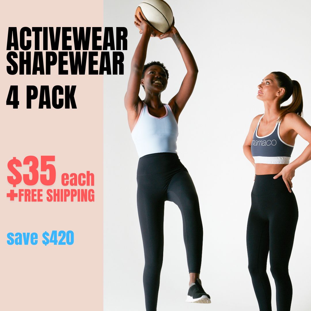 Activewear and Shapewear 4 Pack