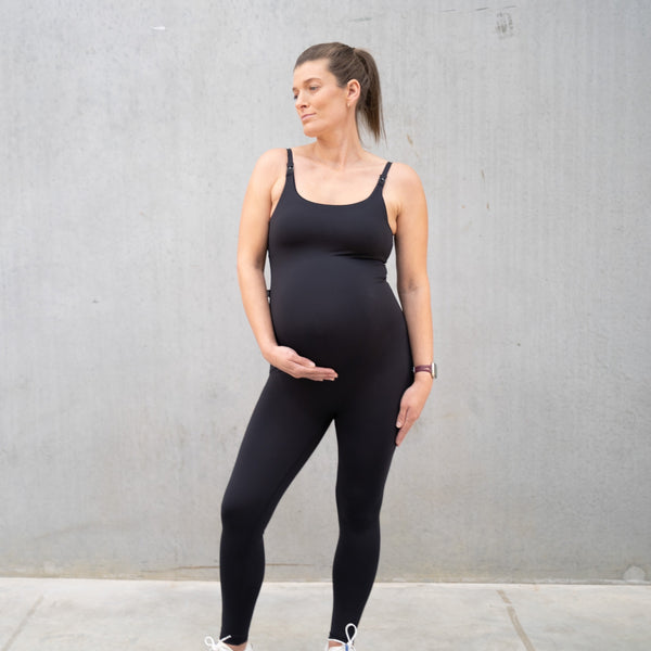 Juliette Nursing Maternity Bodysuit Full Length – emamaco